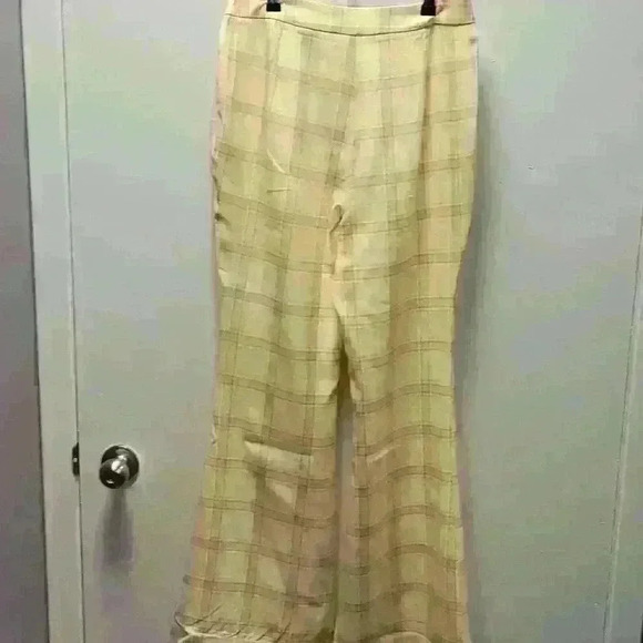 1970s inspired checkered belly bottom  pany - Picture 2 of 9